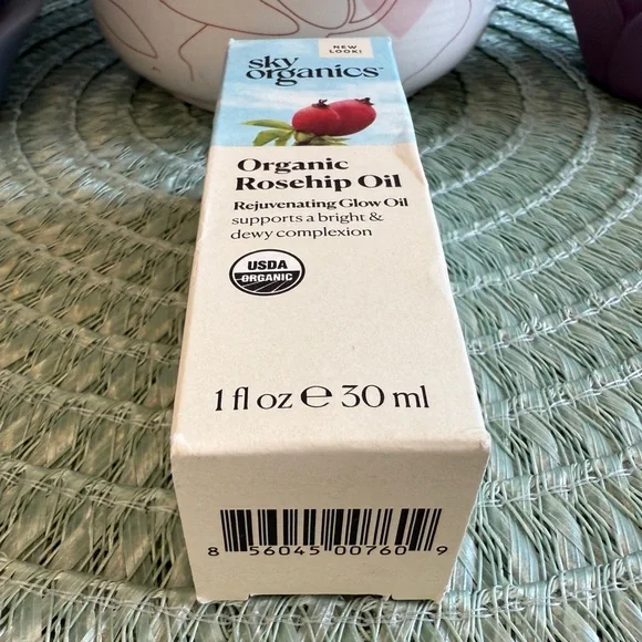 Organic Rosehip Oil - Rejuvenating Glow Oil โ Sky Organics, 1 fl oz - Picture 12 of 15